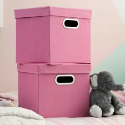 Household Essentials Storage Bins with Lids, 2ct.