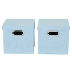 Household Essentials Storage Bins with Lids, 2ct.