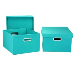 Household Essentials Storage Bins with Lids, 2ct.