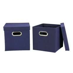 Household Essentials Storage Bins with Lids, 2ct.