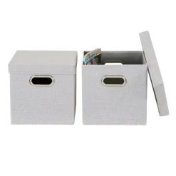Household Essentials Storage Bins with Lids, 2ct.