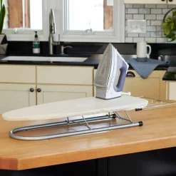 Household Essentials Table Top Ironing Board with Iron Rest