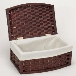 Household Essentials 7" Woven Basket with Lid