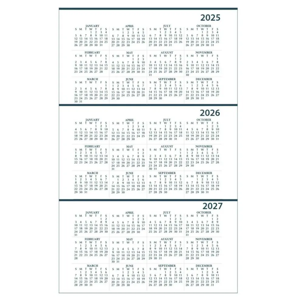 House of Doolittle® Black Recycled Daily Appointment Planner