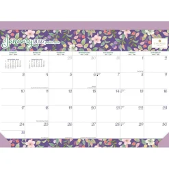 House of Turnowsky OFFICIAL | 2027 15.5 x 11 Inch Monthly Desk Pad Calendar | Sticker Sheet