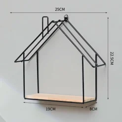 House Wall Hanging Bathroom Storage Cabinet