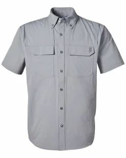 HUK Men's Creekbed Short Sleeve Shirt Free Shipping