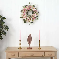 20" Hydrangea & Magnolia Wreath