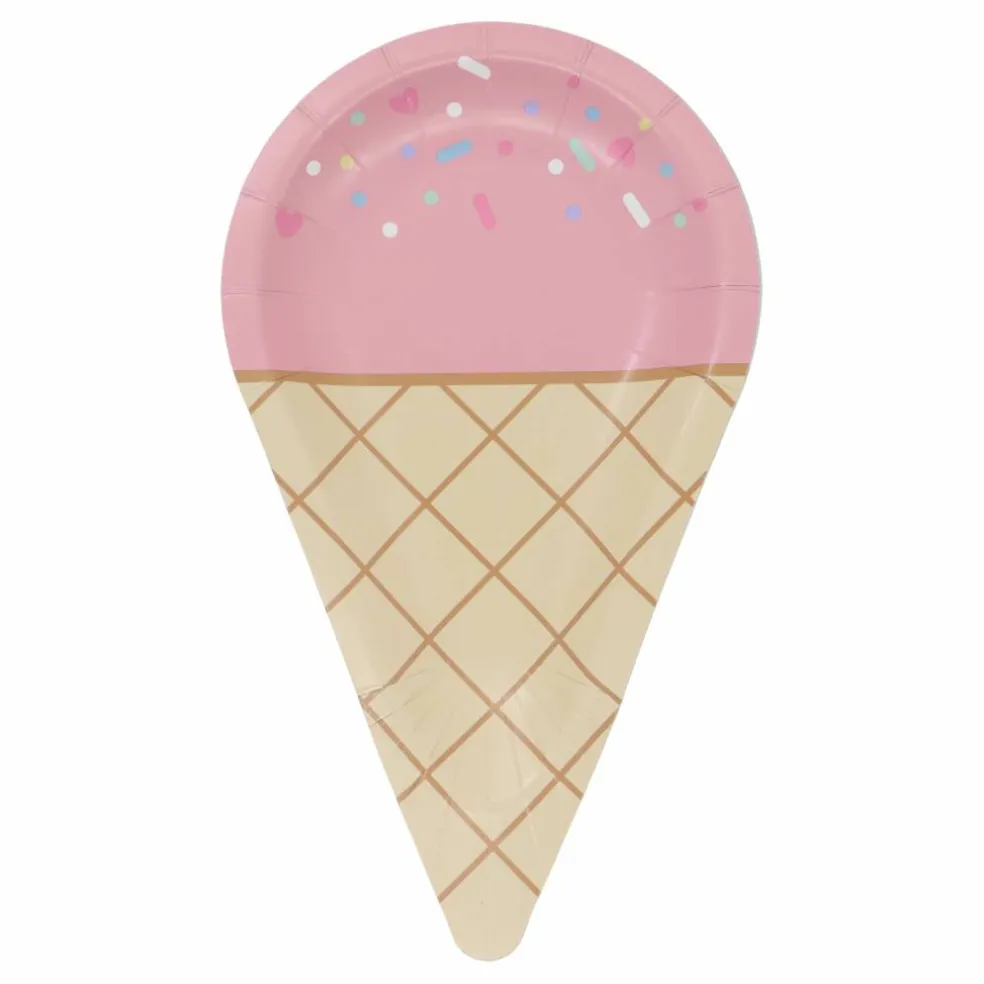 7" Ice Cream Dinner Plates, 8ct. by Celebrate It™