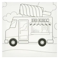 Ice Cream Truck Canvas Painting Craft Kit by Creatology™