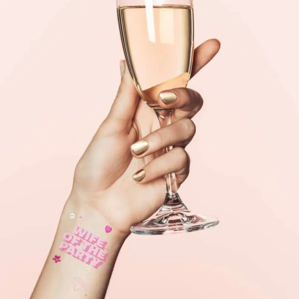 I Do Crew Bride Temporary Tattoos