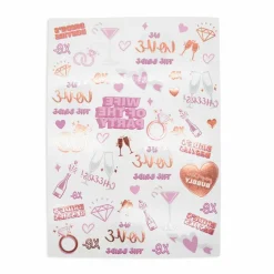 I Do Crew Bride Temporary Tattoos
