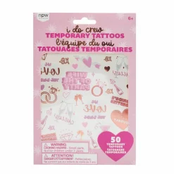 I Do Crew Bride Temporary Tattoos