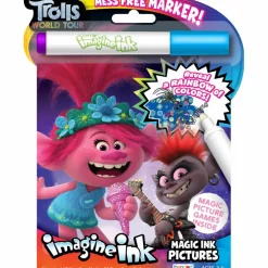 Imagine Ink® Trolls World Tour Magic Ink Pictures Game & Activity Book