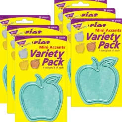 I ♥ Metal™ Apples Mini Accents Variety Pack, 36 Per Pack, 6 Packs