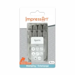 ImpressArt® 6mm Sports Metal Stamps Pack