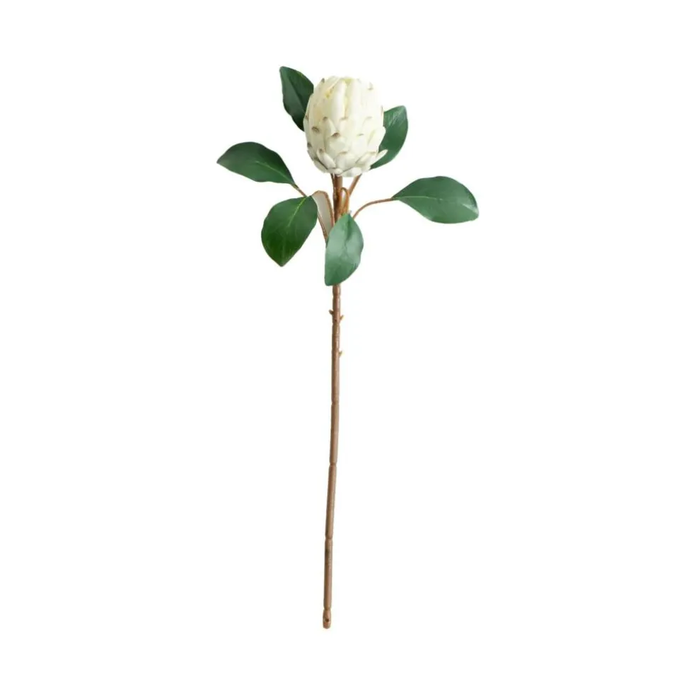 26in. Artificial King Protea Flower Stems - Set of 4