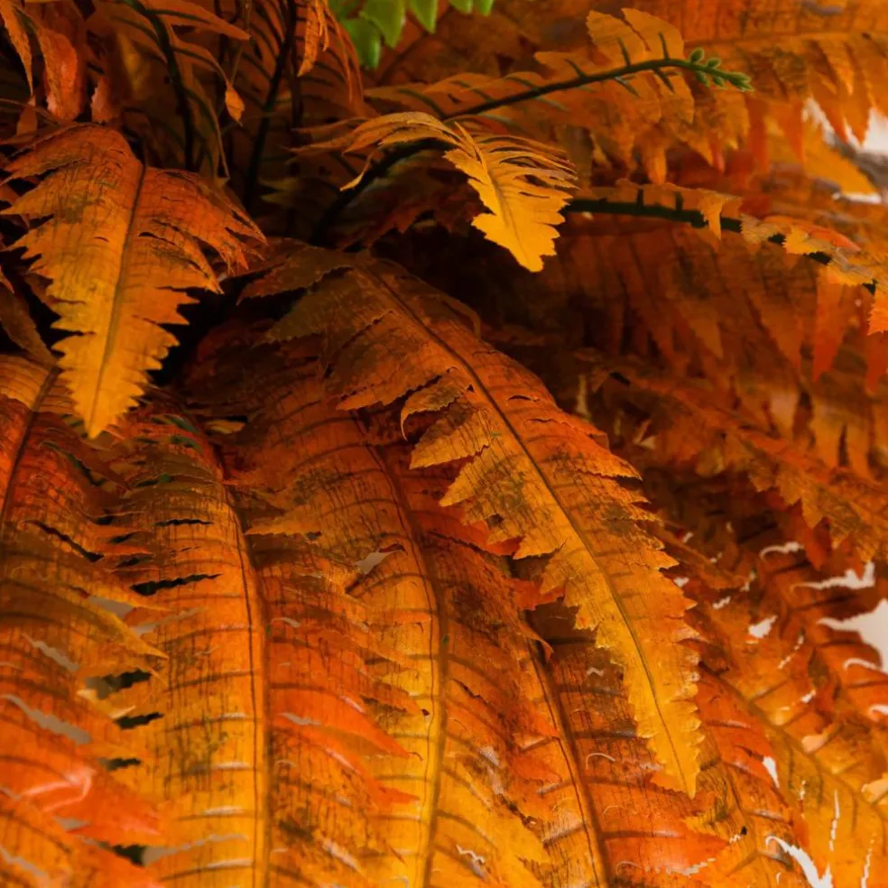 48in. Autumn Artificial Fall Boston Fern - Set of 2
