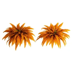 48in. Autumn Artificial Fall Boston Fern - Set of 2