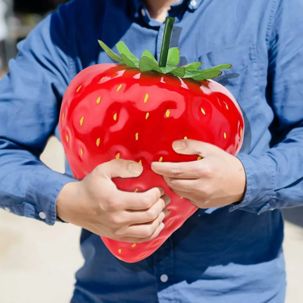 13inch Artificial Large Red Strawberry