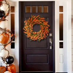 24 Inch Fall Wreaths for Front Door Outside