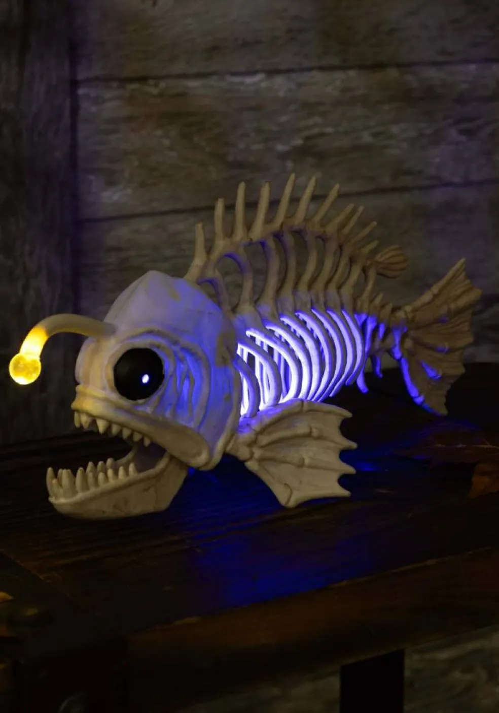 16 Inch Light Up Deep Sea Fish Decoration