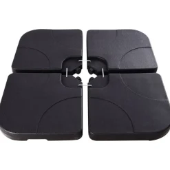 20 Inch Patio Offset Water Filled Plate Umbrella Base Sand