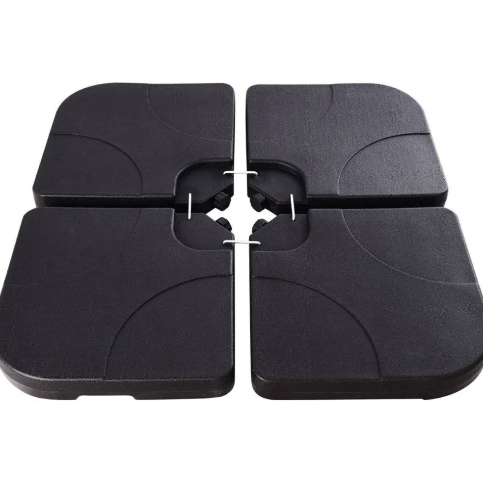 20 Inch Patio Offset Water Filled Plate Umbrella Base Sand