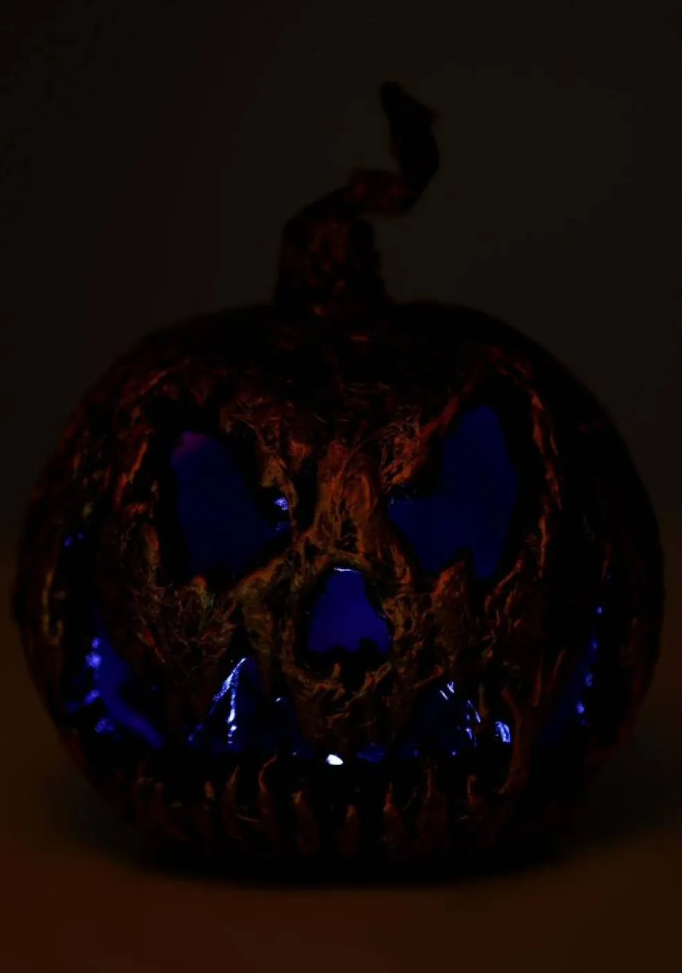 8.5-Inch Pumpkin with Color Change LED Lights Prop