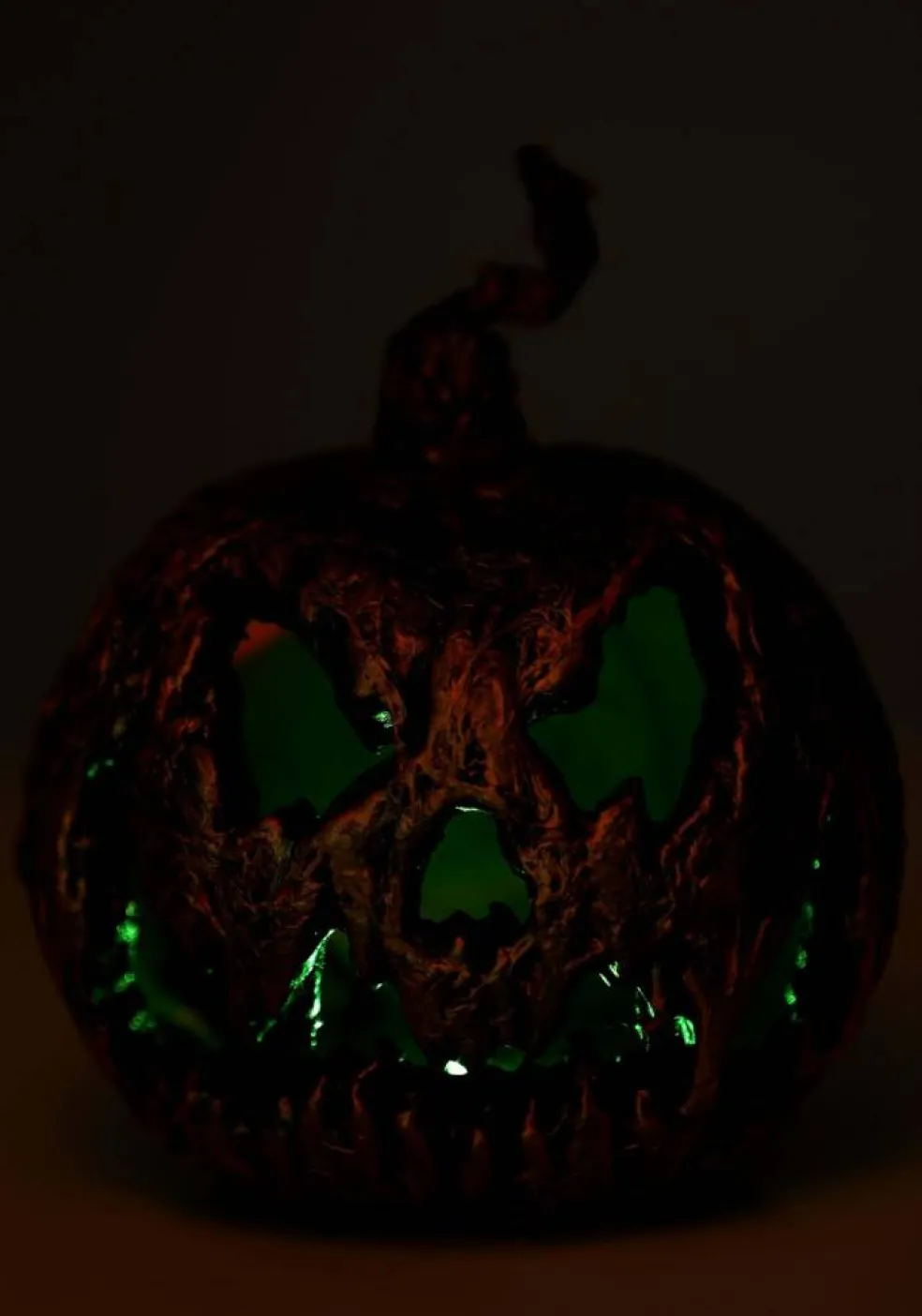 8.5-Inch Pumpkin with Color Change LED Lights Prop