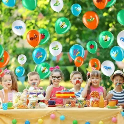 12 Inch Reptile Birthday Party Latex Balloon(green)