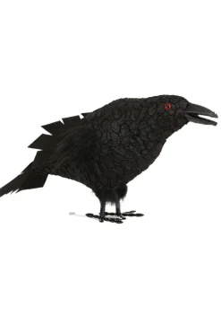 13-Inch Standing Black Crow Decoration