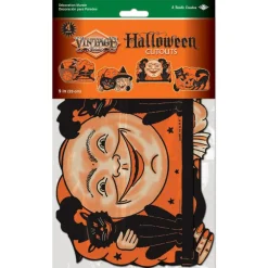 9 Inch Vintage Halloween Cutouts 4/Pkg