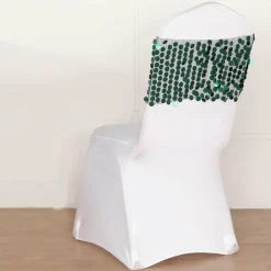 10-Inch wide Big Payette Sequined Chair Sashes