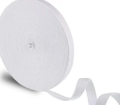 1/2 Inch x 25 Yards 100% Cotton Twill Tape Natural Herringbone Ribbon for Sewing, Casing, Crafting, and Gift Wrapping