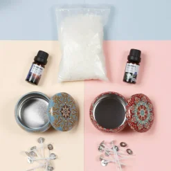 Incraftables Candle Making Kit for Adults with Soy Wax, Wicks, Essential Oils, Jars & Pouring Pot for Handmade Candles. Great Gift for Creative Makers. Arts and Crafts Supplies. DIY Craft Supplies