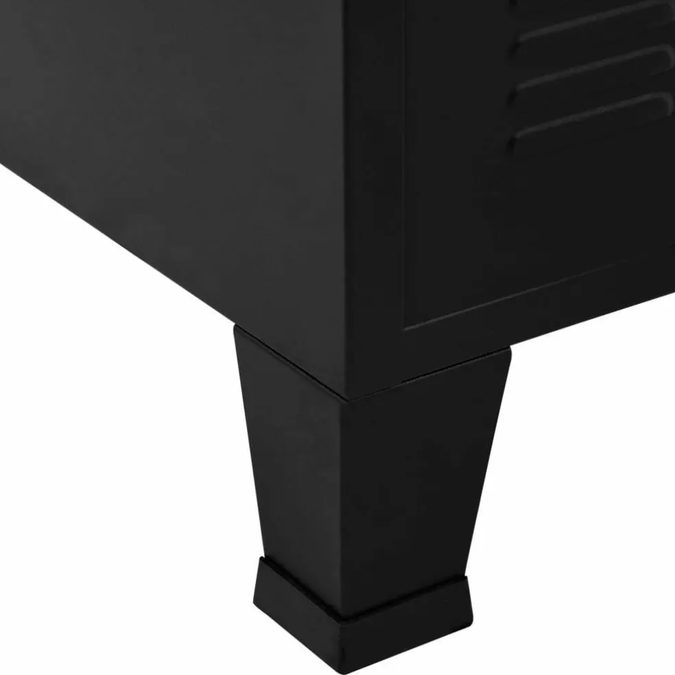 Industrial Storage Steel Chest - Black