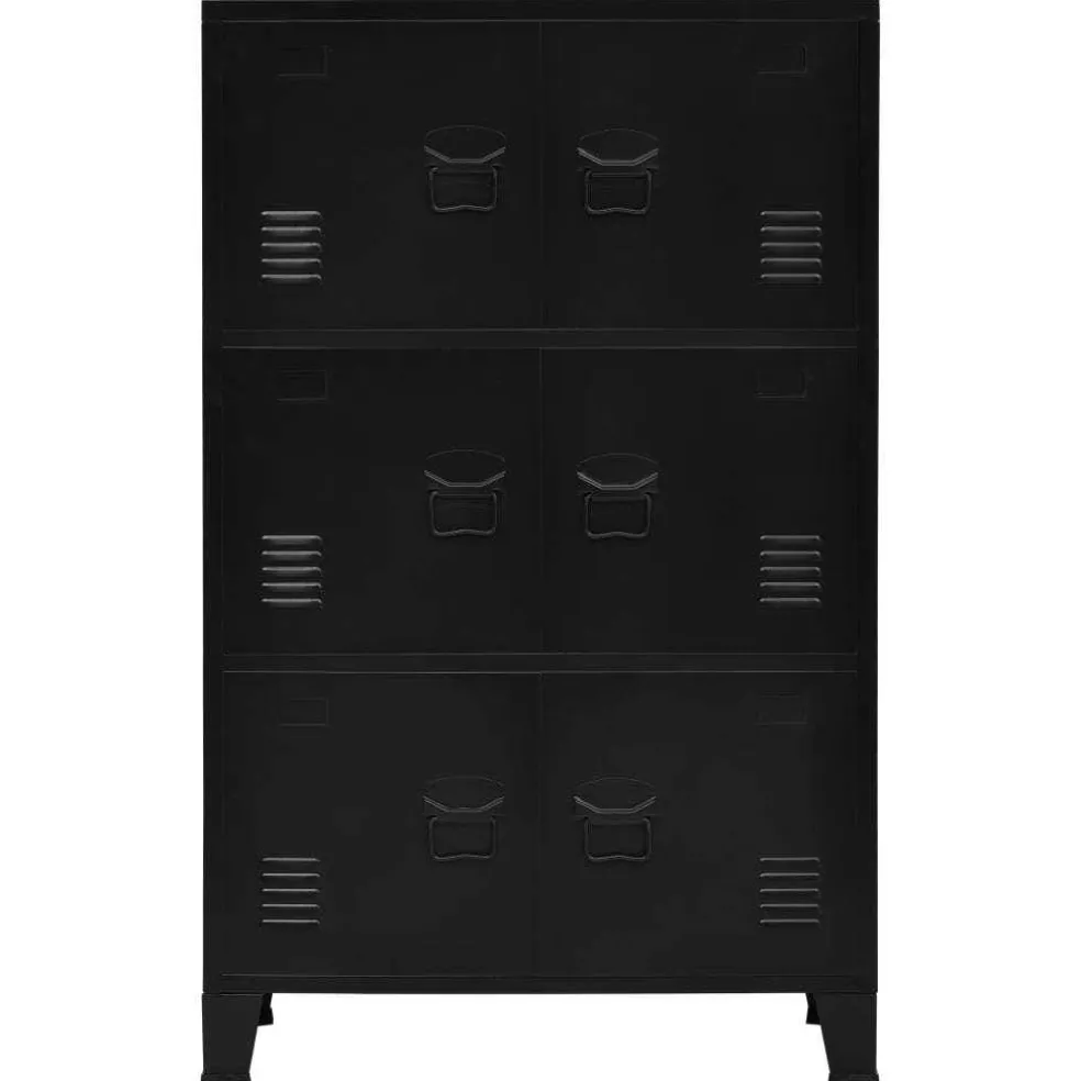 Industrial Storage Steel Chest - Black