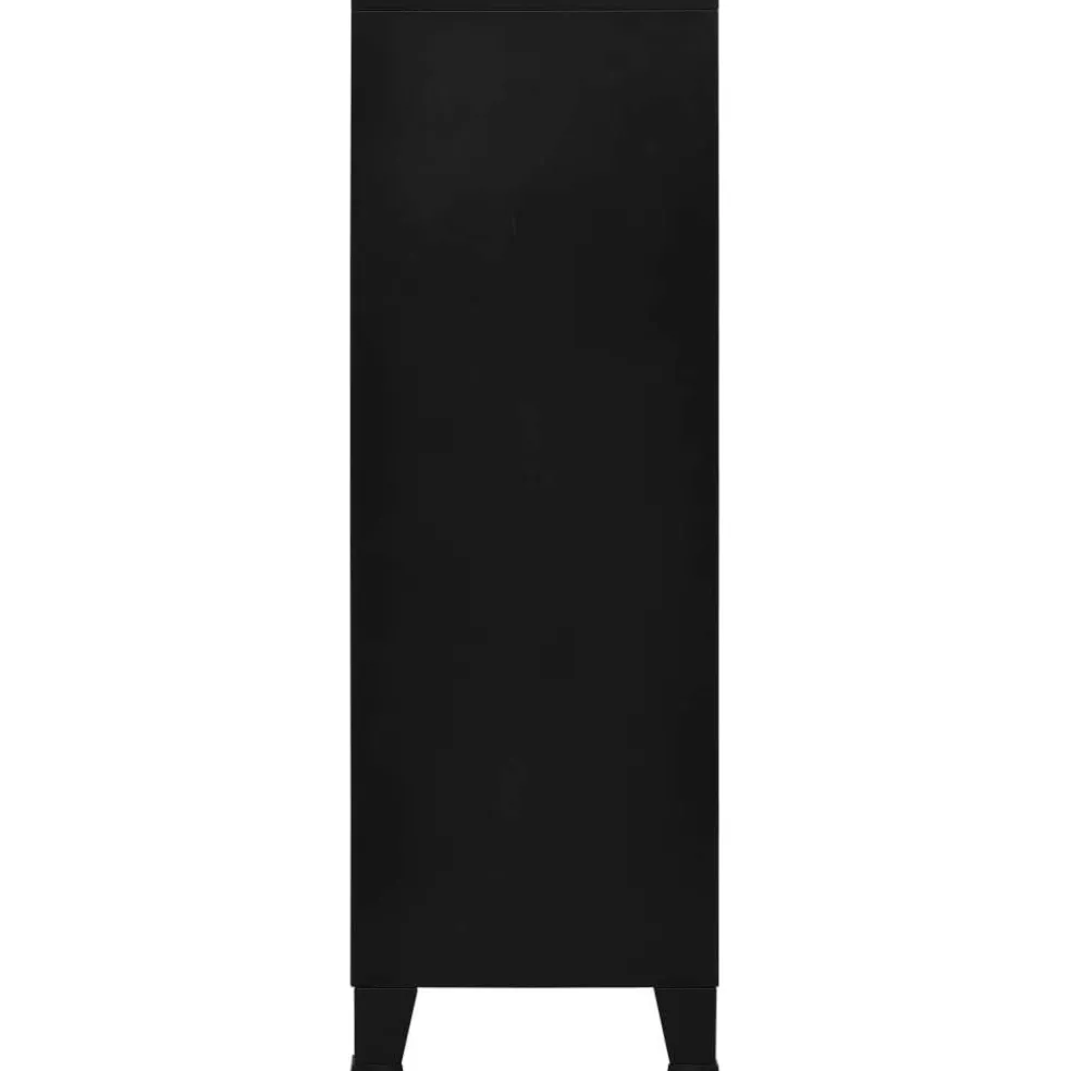 Industrial Storage Steel Chest - Black