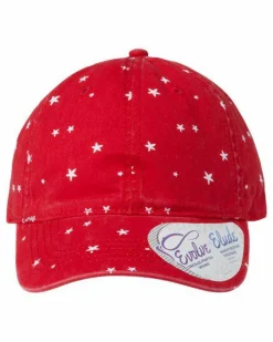 Infinity Her Womens Garment Washed Fashion Print Cap Free Shipping
