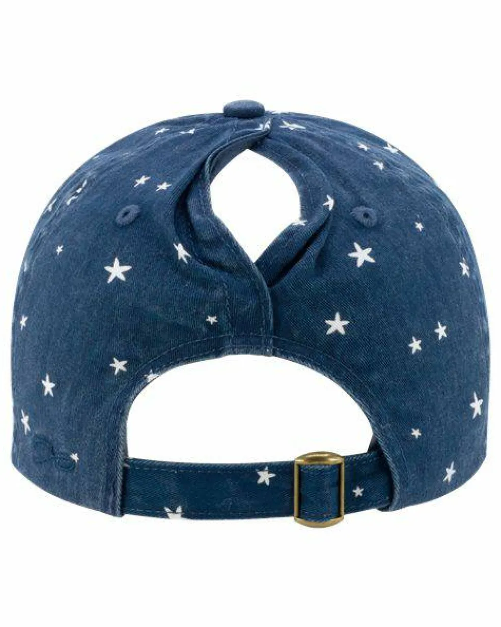 Infinity Her Womens Garment Washed Fashion Print Cap Free Shipping