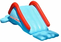 Inflatable Blue Super Swimming Pool Slide   17-Inch
