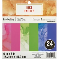 Inks Paper Pad by Recollections™, 6" x 6"