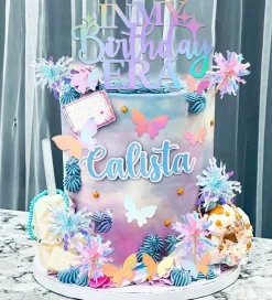 In My Birthday Era Cake and Cupcake Toppers Decoration Party Decorations Birthday Girls Theme Photo Backdrop Era Music Fans Lover Party Supplies