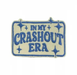 In My Crash Out Era, Embroidered, Iron on Patch