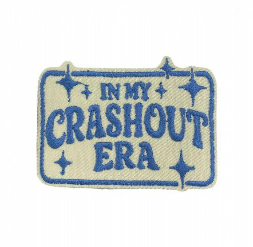 In My Crash Out Era, Embroidered, Iron on Patch