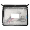 Innovative Storage Designs Clear Mesh Expanding Zipper Pouch