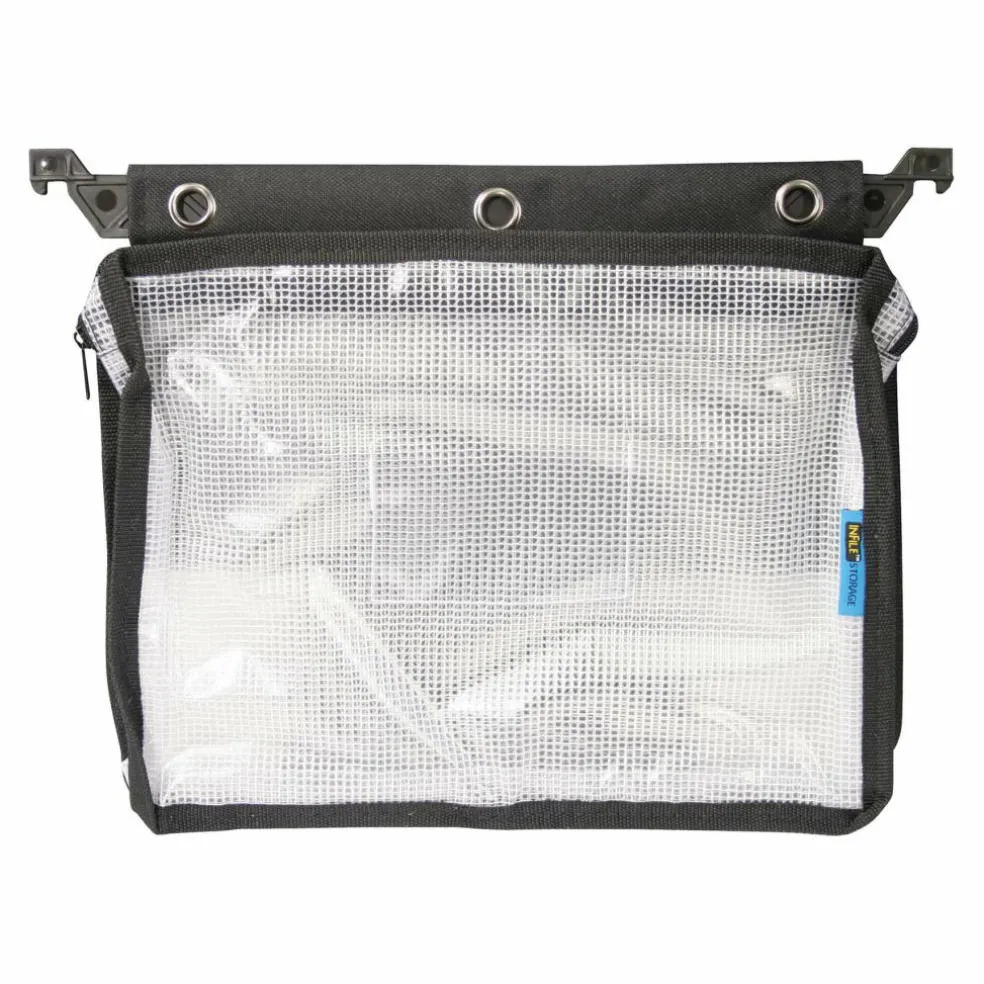 Innovative Storage Designs Clear Mesh Expanding Zipper Pouch