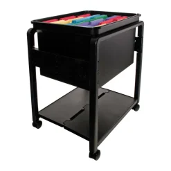 Innovative Storage Designs Folding Mobile File Cart
