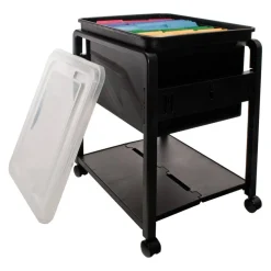 Innovative Storage Designs Folding Mobile File Cart